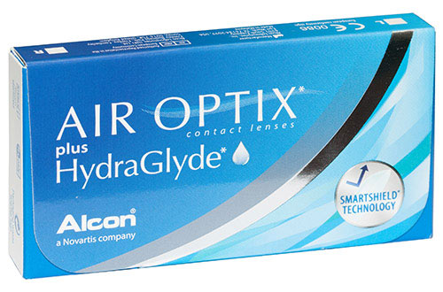 Air Optix plus HydraGlyde (3 линзы)