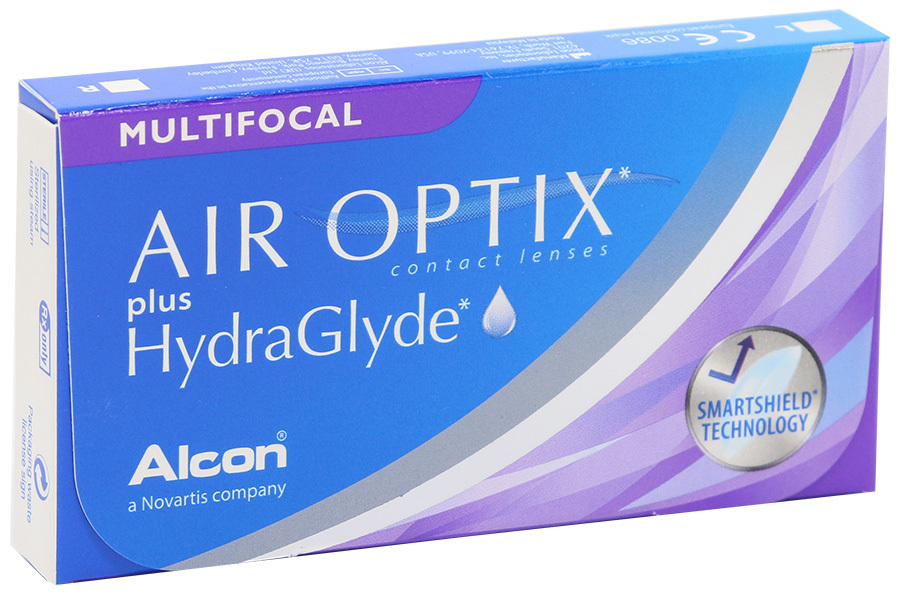 Air Optix plus HydraGlyde Multifocal (3 линзы)